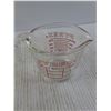 Image 3 : Large Pyrex Glass Bowl and Measuring Cup
