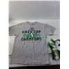 Image 1 : 2007 Grey Cup Champions Rider Shirt and a Bikini Top