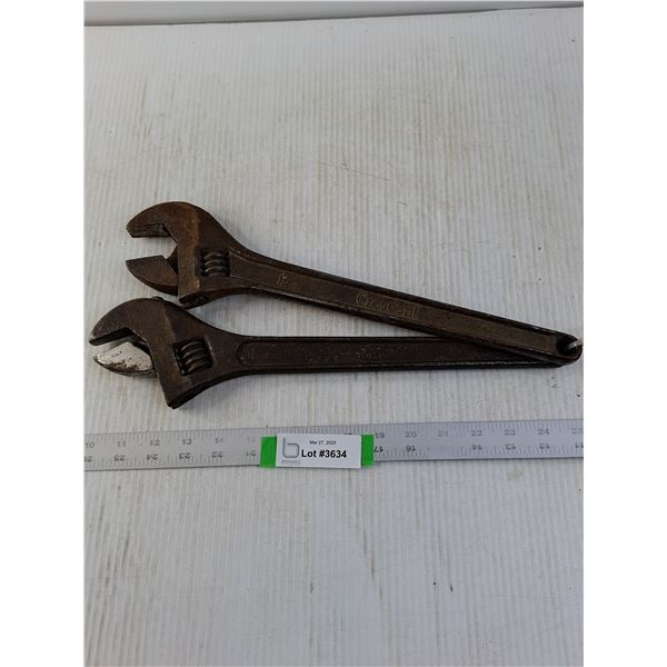 (2) 15" Crescent Wrenches