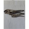 Image 3 : (2) Vice Grips and (2) Alligator style Vice Grips