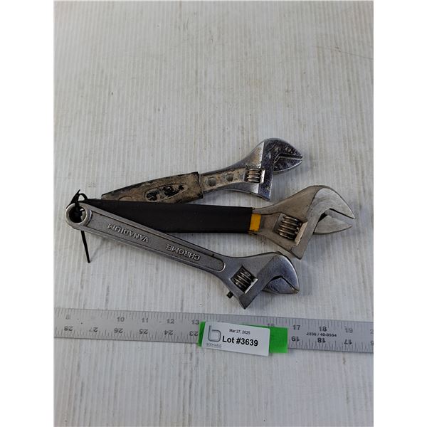 Assorted Crescent Wrenches