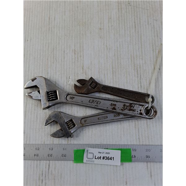 Assorted Crescent Wrenches