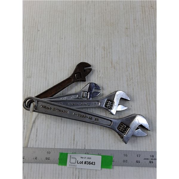 Assorted Crescent Wrenches