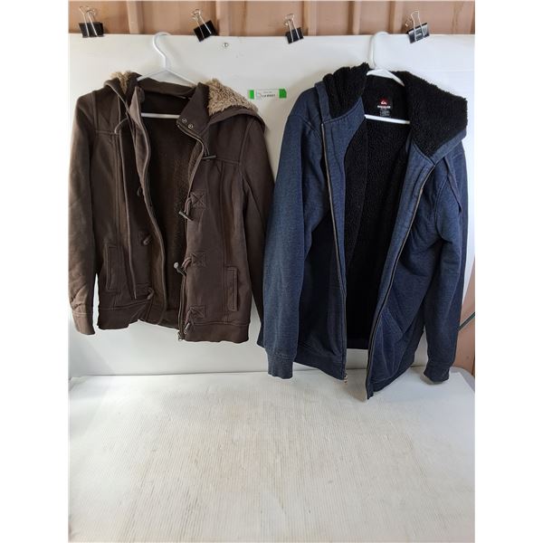 Espirit Size XL Jacket and Quiksilver Size XXl jacket