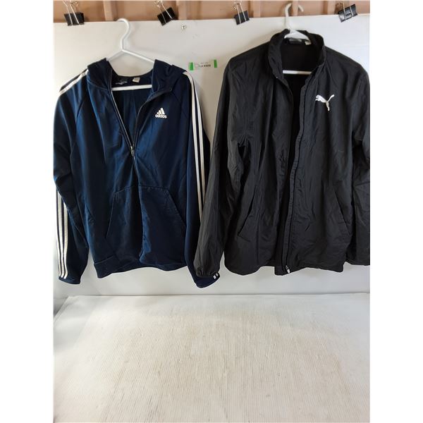Adidas and Puma Light Jackets