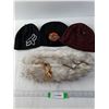 Image 1 : (2) Fox Beanies and a Harley Beanie with a FAUX Fur Pocket