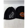 Image 2 : (2) Fox Beanies and a Harley Beanie with a FAUX Fur Pocket