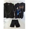 Image 1 : Windriver Tmax Cool Shirt size L, Allan Jackson Shirt Size XLand Dex stretch Pants (size unknown)