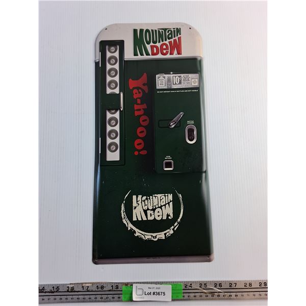 Wall Hanging Mountain Dew Sign