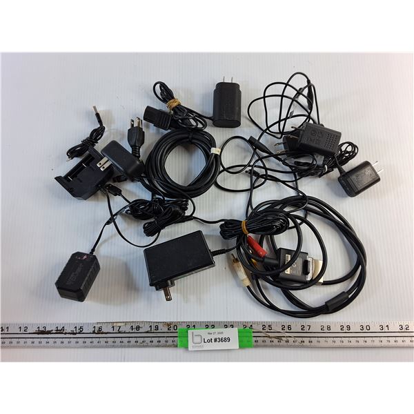 Various Cables and Chargers