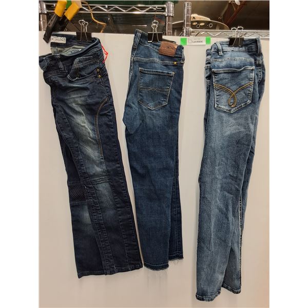 (3) Denim Jeans
