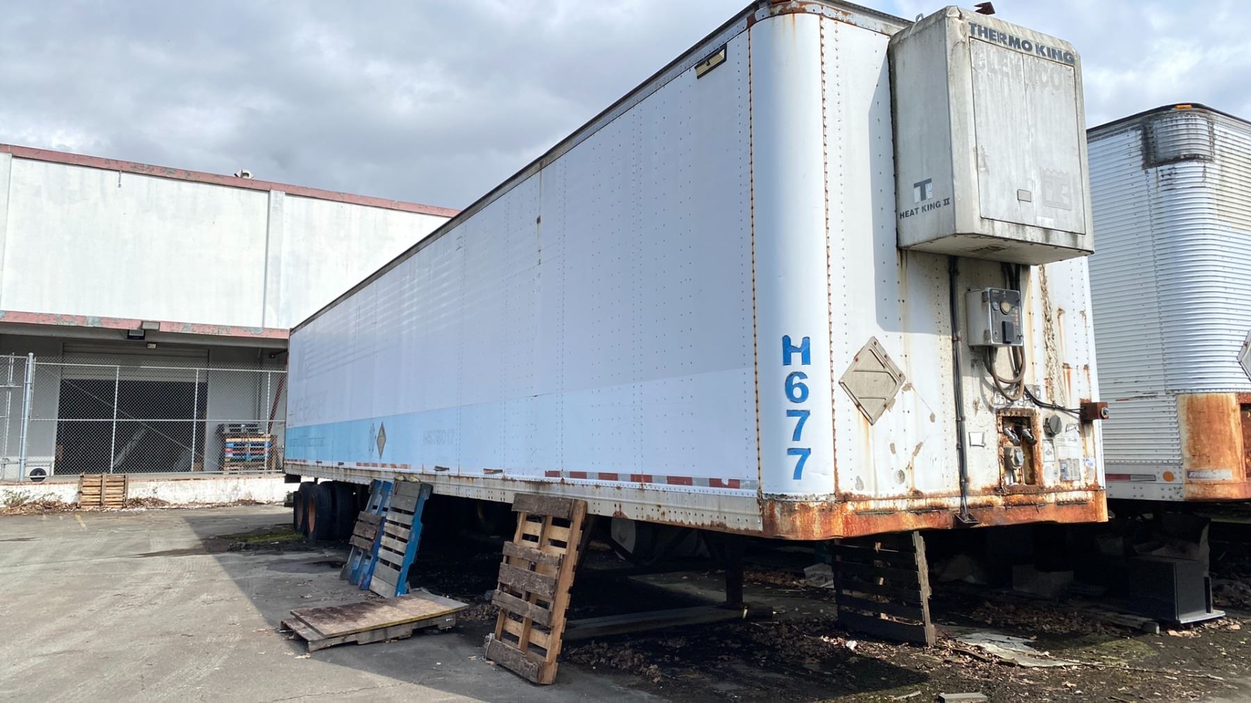 MANAC 53FT TRAILER WITH CONTENTS, *PARTS ONLY, MUST TOW, REQUIRES