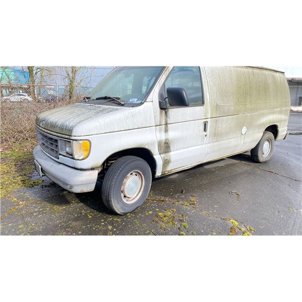 1995 FORD ECONOLINE E-150 3DR CARGO VAN, WHITE VIN 1FTEE14Y7SHB80529