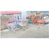Image 1 : LOT OF ASSORTED SHOPPING CARTS & CLOTHING RACK