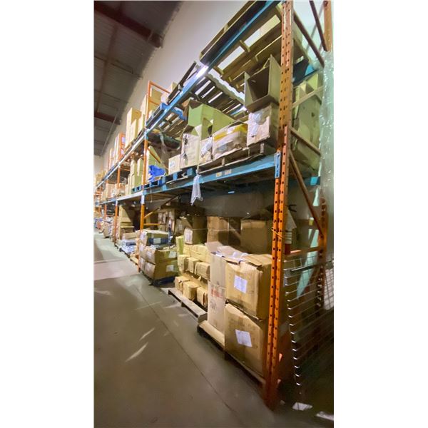 ENTIRE BAY OF MINI GARBAGE CANS W/LIDS, DRYER BALLS, BRA HANGERS, BUBBLE ENVELOPES, SKIMMER SPOON,
