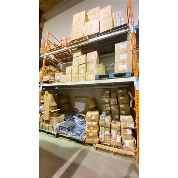 ENTIRE BAY OF RUBBER CAR MATS, PEPPER GRINDER SETS, ROXY FLIP FLOPS, UMBRELLAS, SLIPPERS,