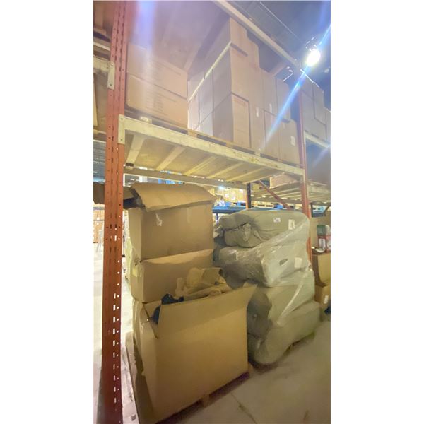 ENTIRE BAY OF RICE DISPENSERS, BACK RESTS W/MASSAGE, DESIGNER DRESS JACKETS, & MORE