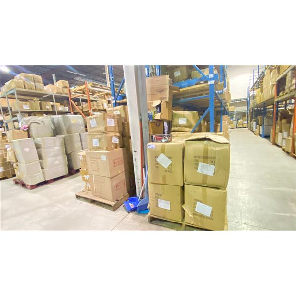 2 PALLETS OF WINE BOTTLE HOLDERS, SOUP LADLES/SPOONS, SLIPPERS, TOY CARS & MORE