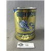 Image 1 : Intercontinental Golden Spectro Snowmobile Lubricant Tin w/ Contents. 18 Fl. Oz.