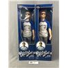 Image 1 : 2 Blue Jays Grickuk Ran-Doll Baseball Player Figures In Original Box.