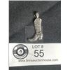 Image 1 : Quaility Sterling Silver Cowboy Boot Pendant 1.5"