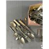 Image 2 : Nice Assortment Of Vintage Cutlery Including EP, Rogers, Firth, Souvenier Spoons & More