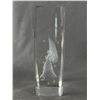 Image 5 : Set Of 3 Laser Engraved/Etched Glass Paperweights w/ 1 Light