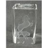 Image 6 : Set Of 3 Laser Engraved/Etched Glass Paperweights w/ 1 Light