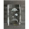 Image 9 : Set Of 3 Laser Engraved/Etched Glass Paperweights w/ 1 Light