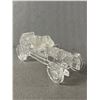 Image 8 : 3 Small Stone Carved Elephants, Solid Glass Car & 2 Empty Cologne Cars