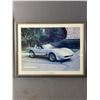 Image 1 : 1982 Corvette Framed Litho 17"x22"