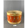 Image 2 : Antique General Store Paterson Brantford Canada 'Drum' Candy Box - 14" x 8.5" (No Lid)