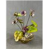 Image 8 : Framed Signed Porcelain Tiles and Signed Metal/Ceramic Floral Art