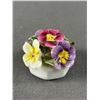 Image 8 : Vintage English Florals (One Aynsley) and Signed Matte Finish Mushroom Vase