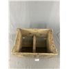 Image 3 : Vintage "National Fruit Company High N Dry Ginger Ale" Wood Crate. NO SHIPPING. Approx.19" x 13" x 1