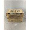 Image 4 : Vintage "National Fruit Company High N Dry Ginger Ale" Wood Crate. NO SHIPPING. Approx.19" x 13" x 1
