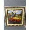 Image 3 : 2 Ornate Framed Landscape Pictures. Approx. 19" x 18"