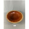 Image 1 : Large Earthenware Traditional Indonesia Art  Bowl w/ Wicker Trim. NO SHIPPING. Approx. 22"Diam x 4.5