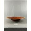 Image 2 : Large Earthenware Traditional Indonesia Art  Bowl w/ Wicker Trim. NO SHIPPING. Approx. 22"Diam x 4.5
