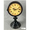 Image 2 : Double Sides "Victoria Station 1747" Battery Operated Clock Approx. 12.5"H & 16.5" Indonesia Wood Dé