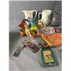 Image 2 : Lot Of Collectible - Toys, Whisky Pitchers, Patches & More