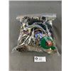 Image 2 : Large Bag Full Of Misc Costume Jewelry, Beads & Parts Etc