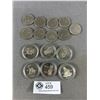 Image 1 : 9 Canadian Dollars - (2) 1970 & (7) 1971 Plus 6 - 1977 BC Dollars (2) Nootka, Haida, Salish, Kwakiut