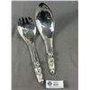 Image 1 : First Nations Designed Salad Utensils "Kwakiute Totem Pole"