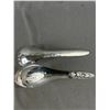 Image 2 : First Nations Designed Salad Utensils "Kwakiute Totem Pole"