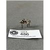 Image 1 : 1960's Sterling Silver Horse Charm 1" Wide