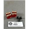 Image 1 : Vintage Gold Nugget Dice & 3 Miniature Black Dice