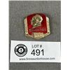 Image 2 : 1950's Chinese Pins Mao Zedong, Lot Of 2