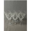 Image 3 : Lot Of Vintage Sherry, Wine & Tumbler Glasses Plus 7" Diam. Glass Ashtray