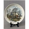 Image 2 : 4 Vintage 6.5" Seasons Collector Plates w/ Stands. Made In Japan